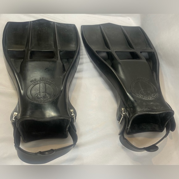 Aqua Lung Rocket Fins US Divers Navy SEAL Military Black Swim Fins UDT ONE SIZE - Picture 5 of 10